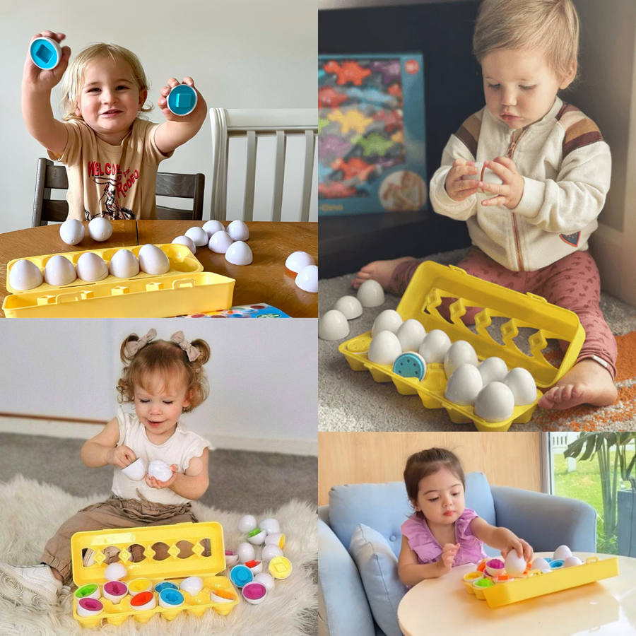 Montessori Geometric Eggs