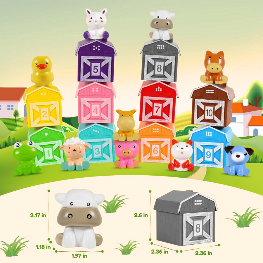 Montessori Farm Animal Set (20pcs)