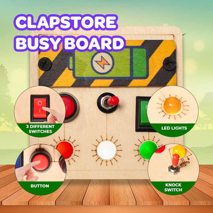 Mini Switch Montessori Busy Board