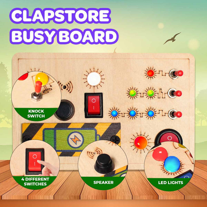 Toggle Play Montessori Busy Board-V6