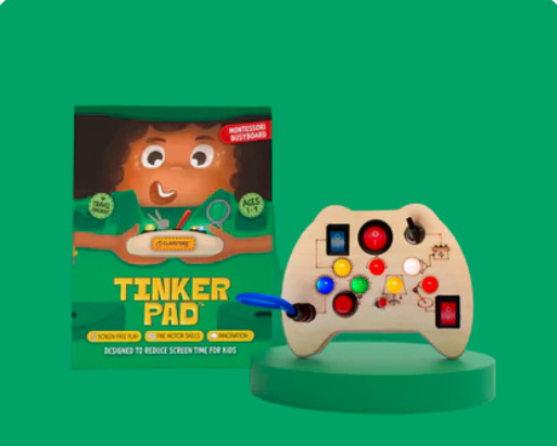 Tinker Pad Montessori Busy Board