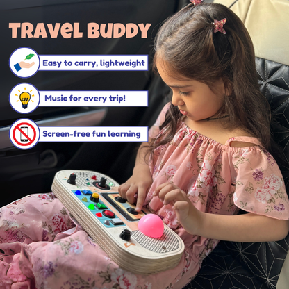 Rhyme House Montessori Busy Board-Rechargeable