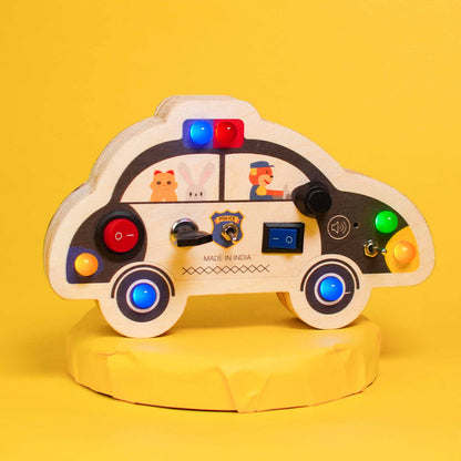 Police Cruiser Montessori Busy Board