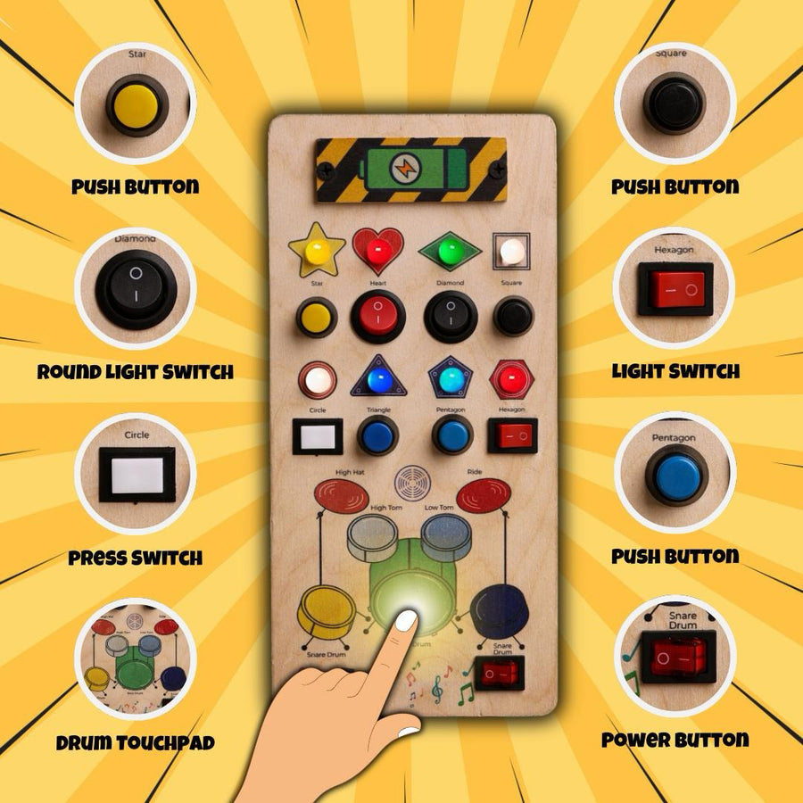 Beat Maker Montessori Busy Board - Rechargeable