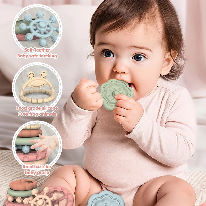 Montessori Stacking Teething Toy