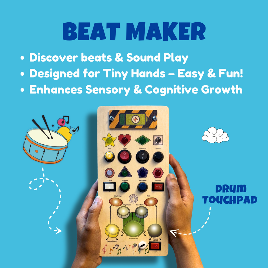 Beat Maker Montessori Busy Board - Rechargeable