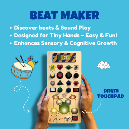 Beat Maker Montessori Busy Board - Rechargeable