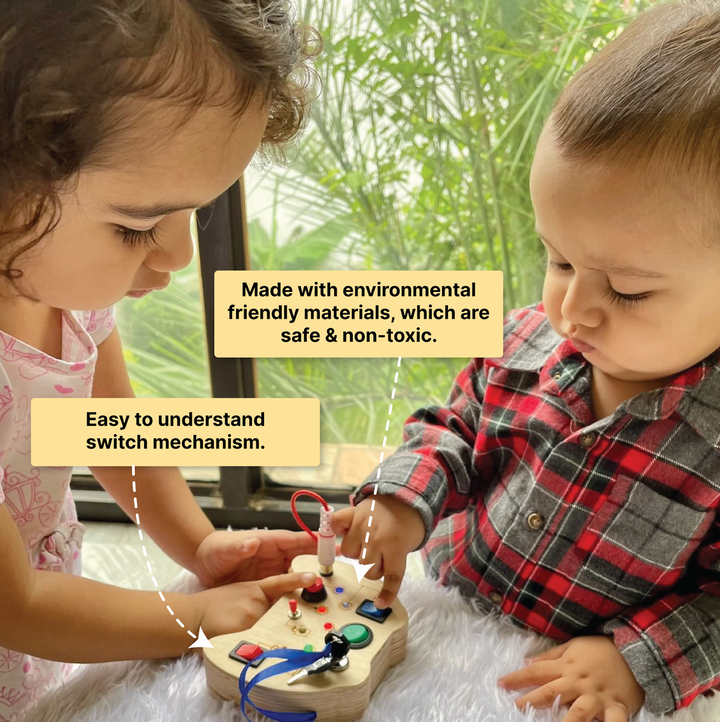 Tinker Pad Montessori Busy Board