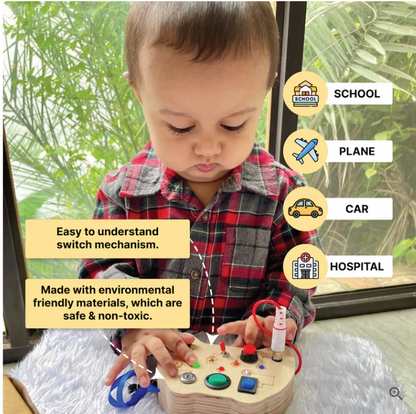 Tinker Pad Montessori Busy Board