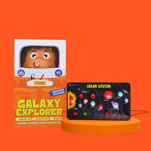 Galaxy Explorer Montessori Busy Board-Rechargeable With Sound🔊