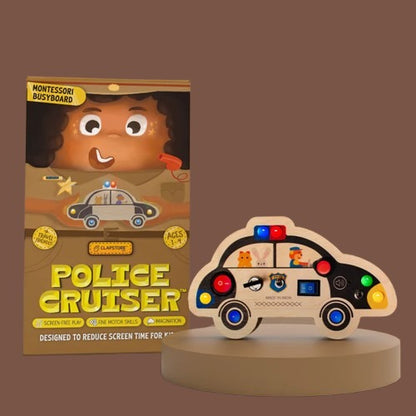 Police Cruiser Montessori Busy Board