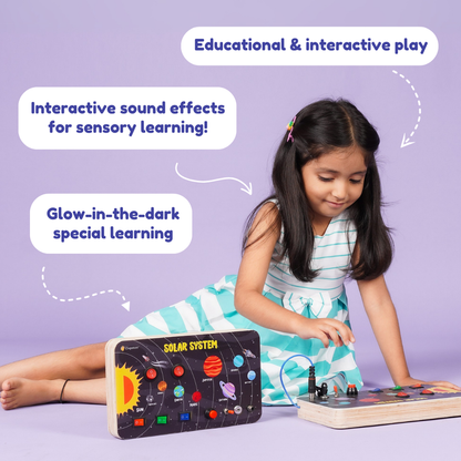 Galaxy Explorer Montessori Busy Board-Rechargeable With Sound🔊